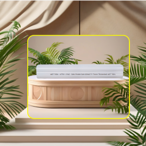Trunking Nhựa Việt Tiến Ống Thẳng Cứng Màu Trắng