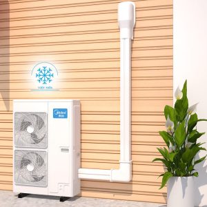Trunking Nhựa Việt Tiến Chụp Áp Tường Màu Trắng 75x65mm Hàng Cao Cấp.