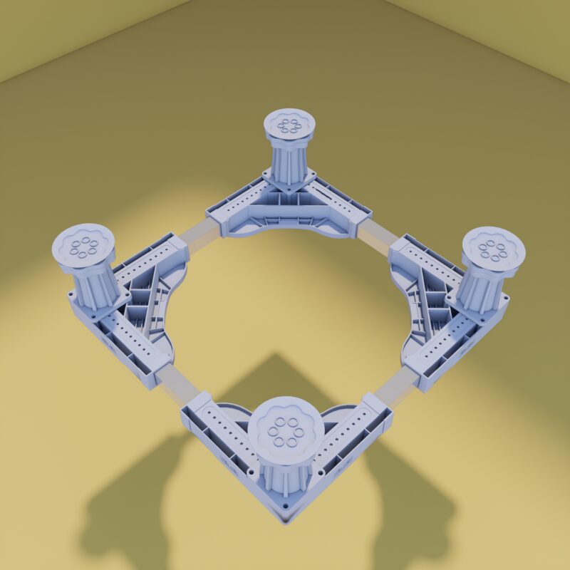 Chân Kê Máy Giặt Điều Chỉnh Linh Hoạt Việt Tiến – Siêu Chắc Chắn 27 THƯƠNG HIỆU VIỆT TIẾN