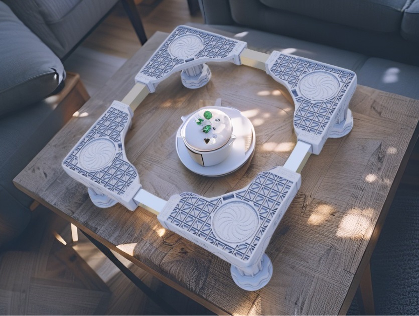 Bộ 4 chân đế chống rung máy giặt là gì? Công dụng & cách chọn đúng loại 2 Bộ 4 chân đế chống rung máy giặt là phụ kiện hỗ trợ kê máy giặt, giúp máy vận hành ổn định và hạn chế rung lắc.